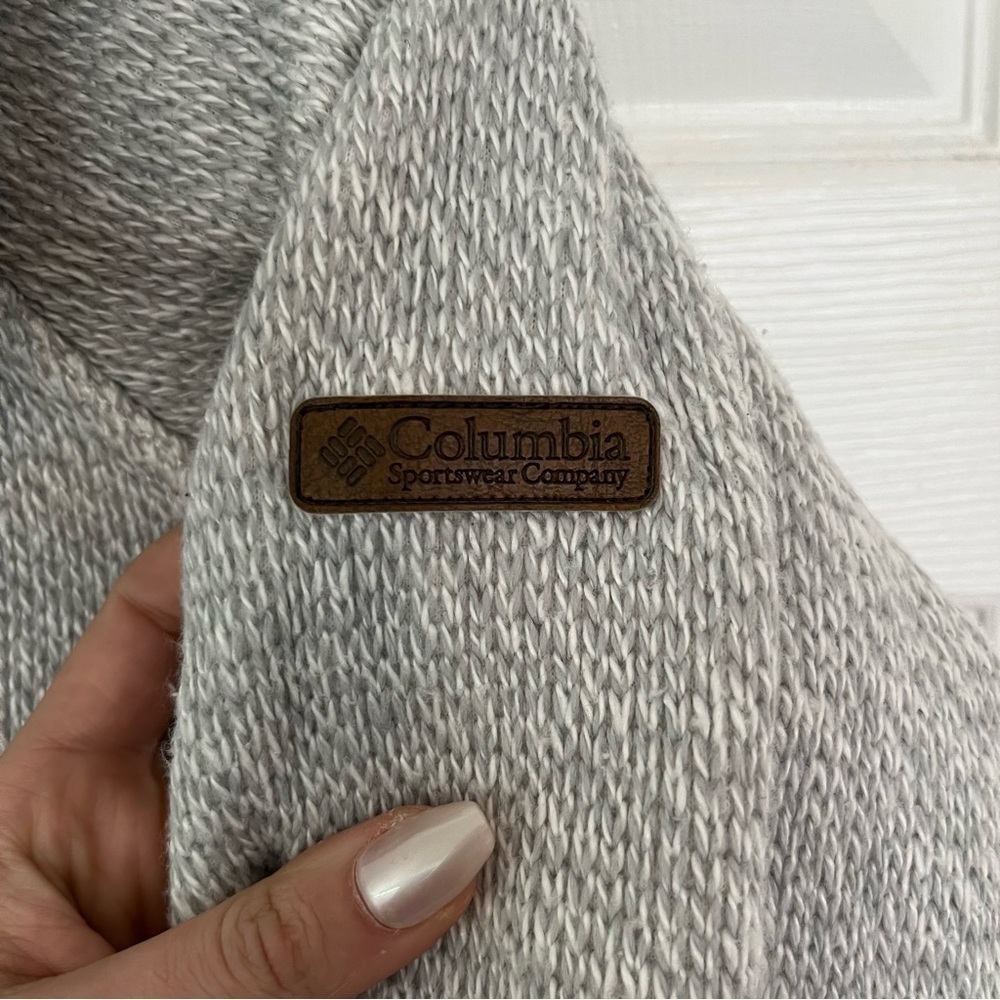Women’s Columbia Grey Knit Jacket Size M - Picture 5 of 9